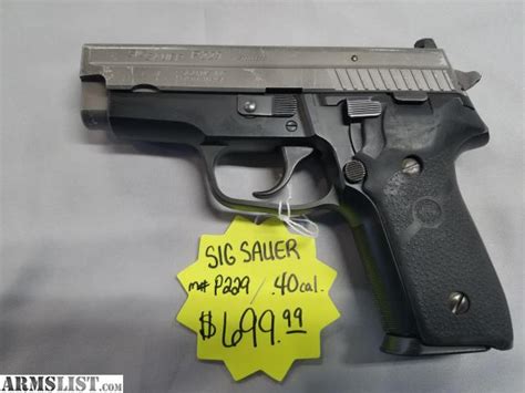 Armslist For Sale Sig Sauer P229 40 Cal Pistol