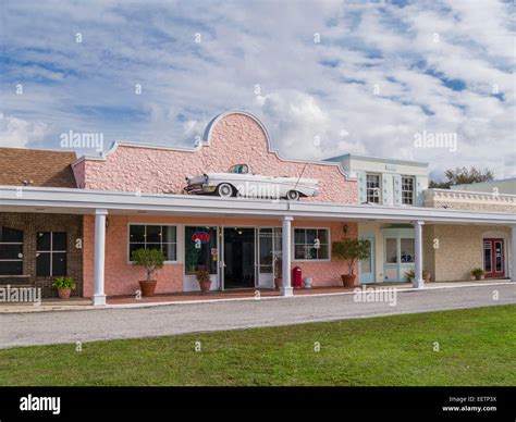 Exterior of Sarasota Classic Car Museum in Sarasota Florida Stock Photo
