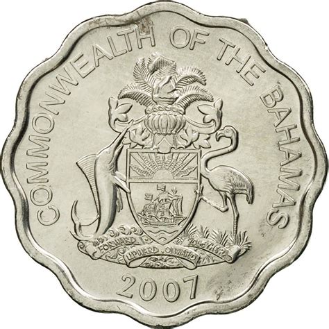 Ten Cents 2007 Coin From Bahamas Online Coin Club