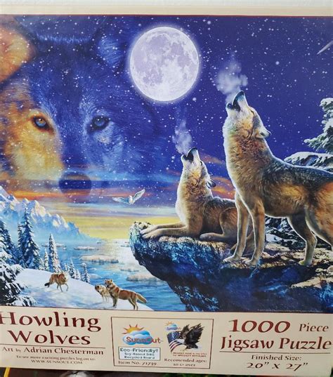 Puzzle Swaps Howling Wolves By Adrian Chesterman