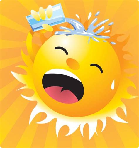 Sweating Sun Background Illustrations Royalty Free Vector Graphics
