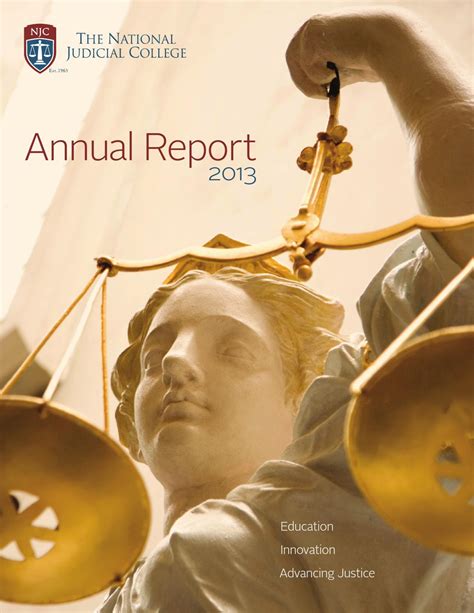 Njc Annual Report 2013 By The National Judicial College Issuu