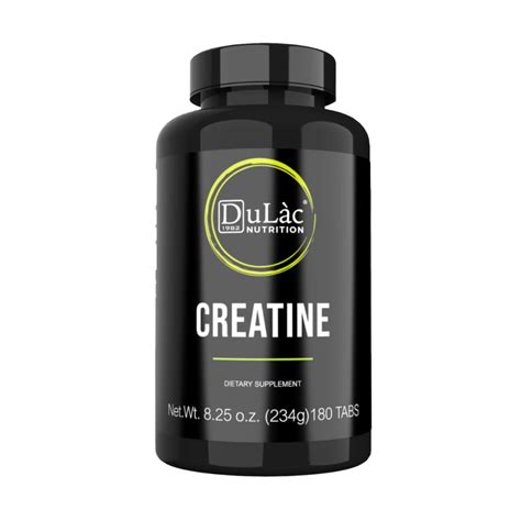 Creatine Monohydrate Supplement 180 Tablets Dulàc