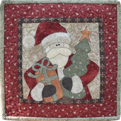 Little Quilts Squared Again December Santa Pattern Christmas