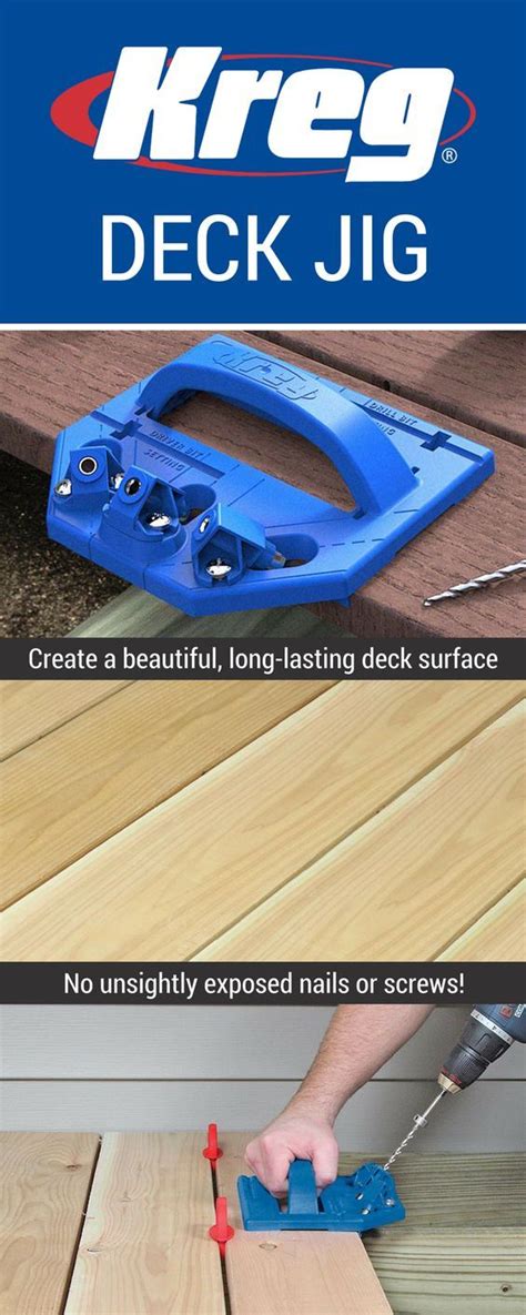 Deck Jig™ Kreg Deck Jig Diy Deck Building A Deck