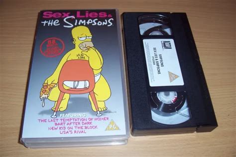 The Simpsons Sex Lies And The Simpsons Vhssur 1998 Animated £9