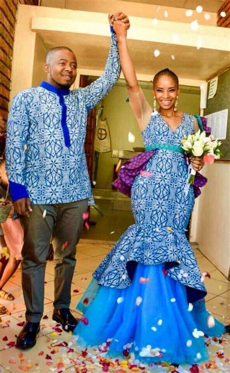 Shweshwe Traditional Wedding Dresses For South African 2019 Pretty 4 African Print Dresses