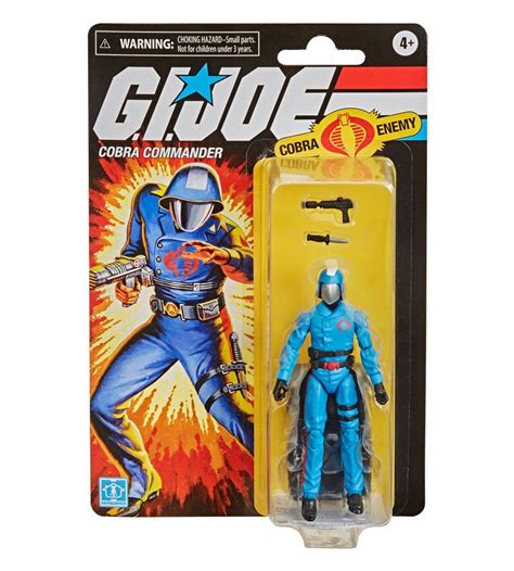 Gi Joe Retro Collection Cobra Commander Action Figure Visiontoys