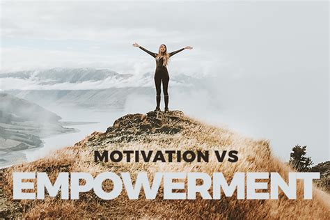 Motivation Vs Empowerment