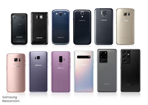 Galaxy S La Evolución De Una Familia épica De Smartphones Samsung