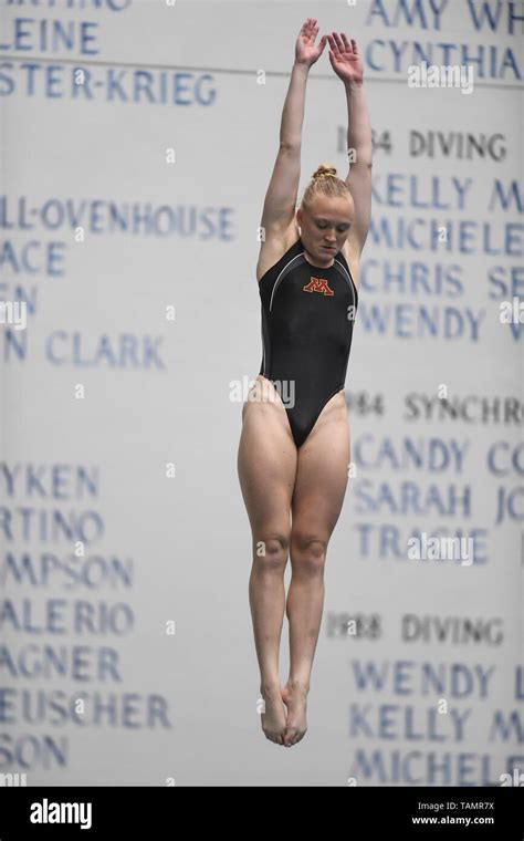 Indianapolis Indiana Usa 26th May 2019 Sarah Bacon From The University Of Minnesota Jumps