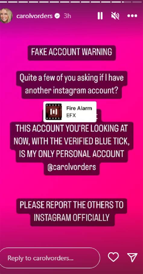 Carol Vorderman Makes Plea To Instagram Fans Amid Warning