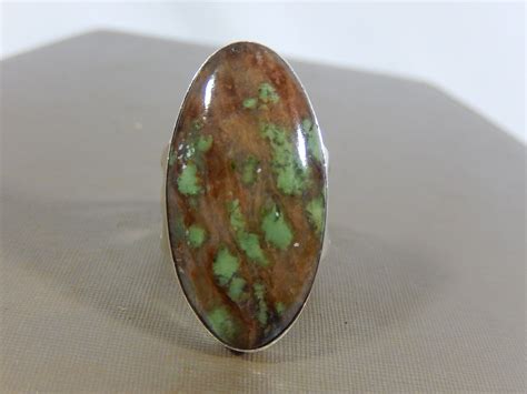 Jay King Mine Finds Dtr Large Sterling Silver Hubei Turquoise Ring
