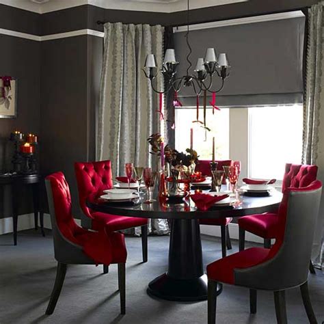 Spectacular Dining Room Ideas With Red Accents Top Dreamer