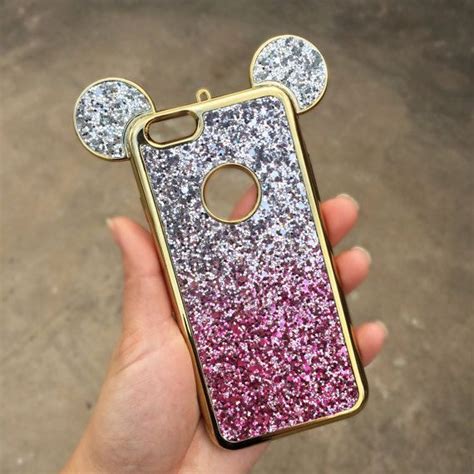 Mickey Iphone Case Disney Phone Case Mouse Ears Iphone Case Etsy