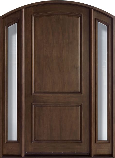 552w2slmahogany Walnut Classic Entry Door By Glenview Doors