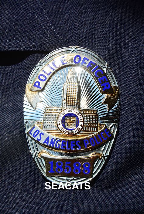 Los Angeles Police Department Lapd Badge Photo Squad Flickr