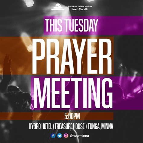 Prayers Meeting Graphic Design Flyer Bible Verse Pictures Prayer