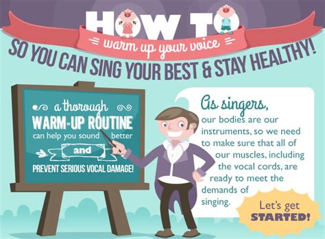 Infographic How To Warm Up Your Voice To Sing Your Best And Stay Healthy