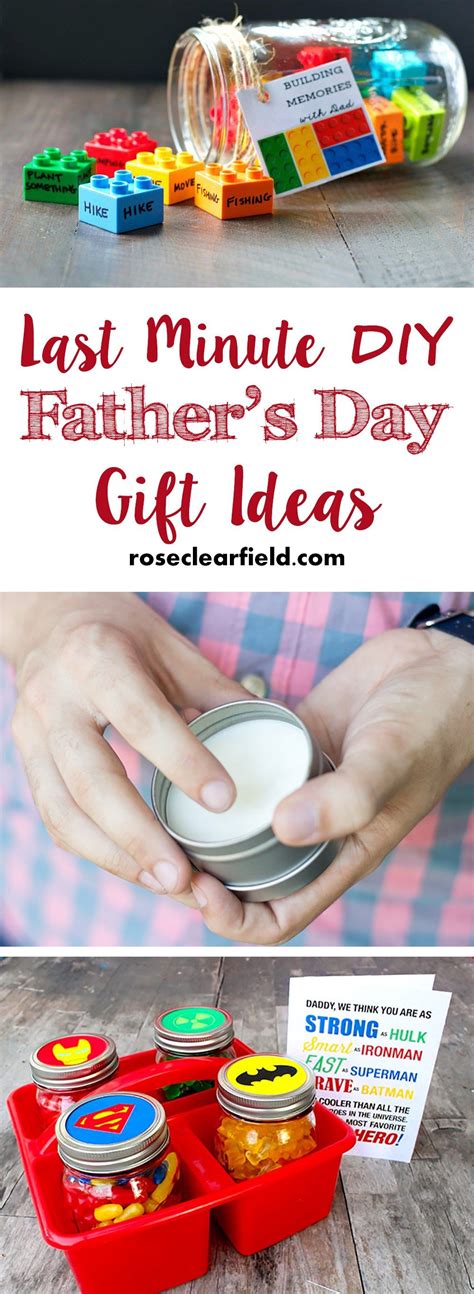 Maybe you would like to learn more about one of these? Last-Minute DIY Father's Day Gift Ideas | Diy gifts for ...