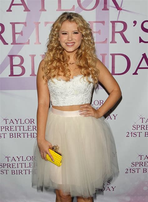 Taylor Spreitler Busty In White Belly Top And Short Skirt At Her 21st