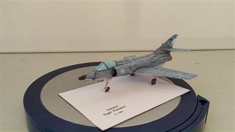 4D paper airplane of Dassault-Breguet Super Étendard ...