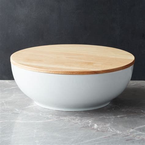 Jetsetter pouf ottoman if you looking for a fantastic addition to your home, you need to choose this amazing. Merge Porcelain Serving Bowl with Wood Lid | Serving bowls ...