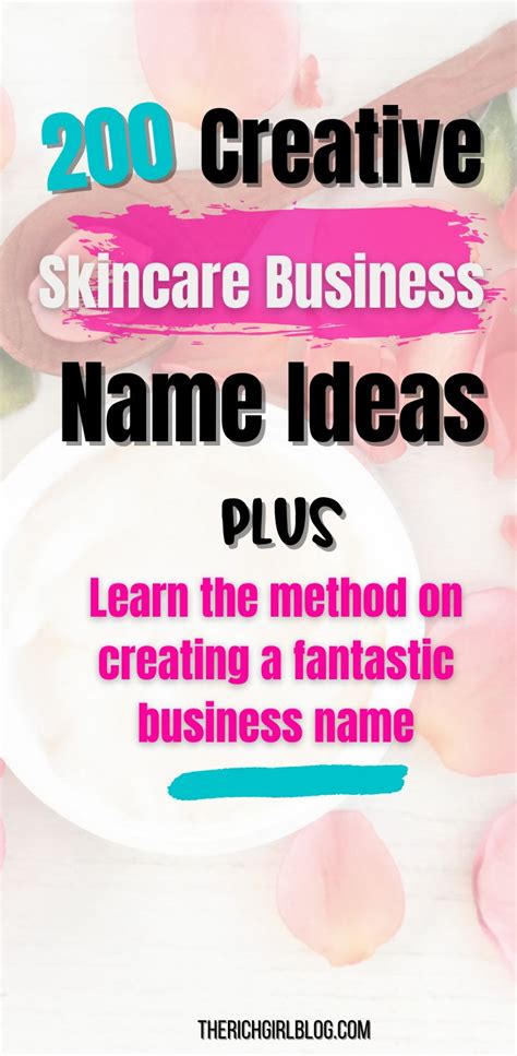 150 Of The Most Creative Skincare Business Name Ideas In 2021