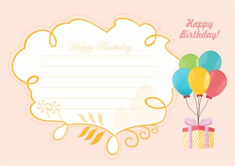 Balloons Card Instant Download Png Pdf Printable Magical Birthday Card