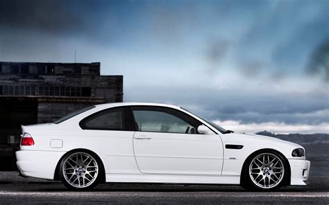White Bmw Sedan Car Bmw M3 E46 Stance Lowered Hd Wallpaper Images And