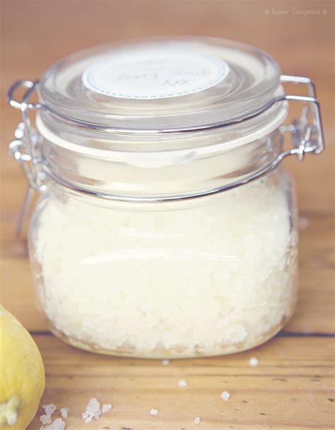 How To Make A Lemon Body Scrub Super Gorgeous