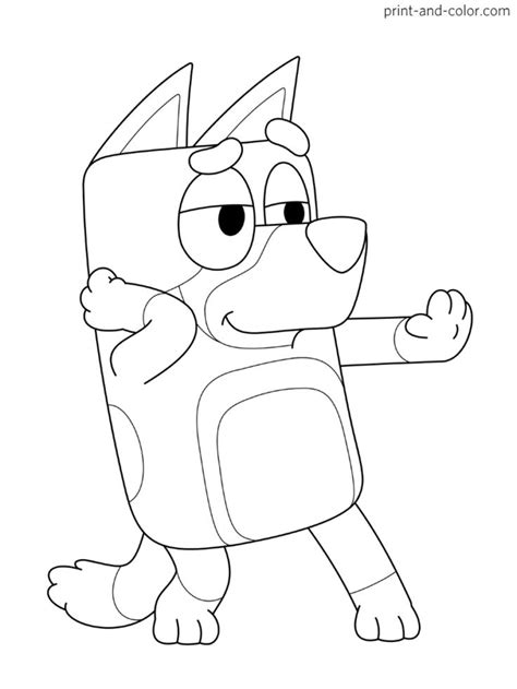 Bluey Coloring Pages Print And Color In 2021 Coloring Pages Coloring