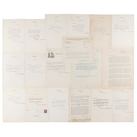 Eleanor Roosevelt Archive Of 17 Letters For Sale At Auction On 15th