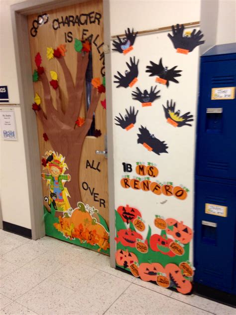 Classroom Door Decoration For Fall Fall Door Decorations Door