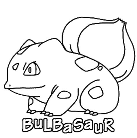 Bulbasaur Coloring Pages Coloring Home