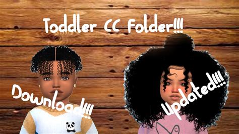 Sims 4 Custom Content Cas Cc Findssims 4 Cas Toddler Cc Folder