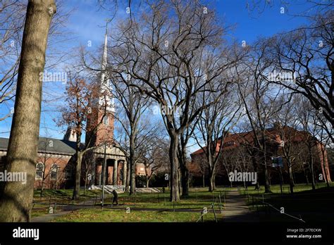 Memorial Church Of Harvard University In Harvard Yardharvard