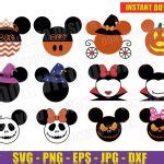 Introducing new maps and an epic halloween bundle. Disney Halloween Mickey Mouse Bundle (SVG png) Minnie Head ...