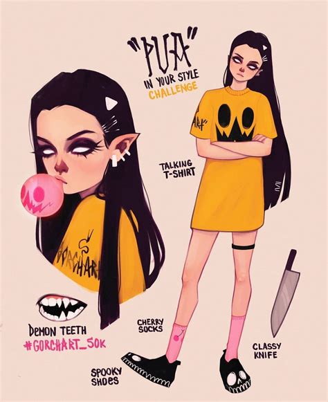 Gorcha On Instagram “ Draw Pua In Your Style 💛gorchart50k 💛 To C