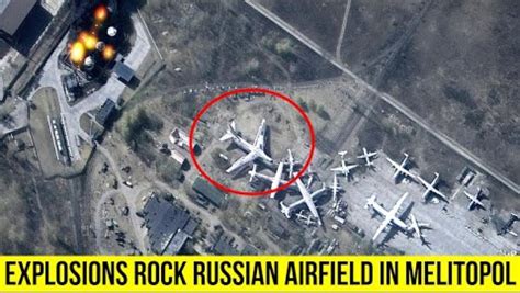 Explosions Rock Russian Military Airfield In Melitopol Nexth City