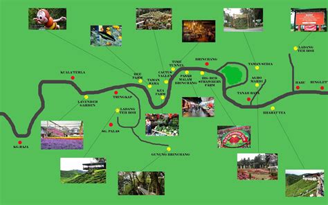 Kalau dah naik ke tempat tinggi ni, keadaan jalan jangan ceritalah, turun naik turun naik, nak laju sikit pun tak boleh. PUNCAK ARABELLA TANAH RATA CAMERON HIGHLANDS