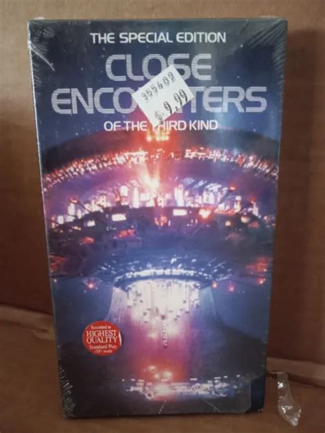 Close Encounters Of The Third Kind Vhs Special Edition New Factory