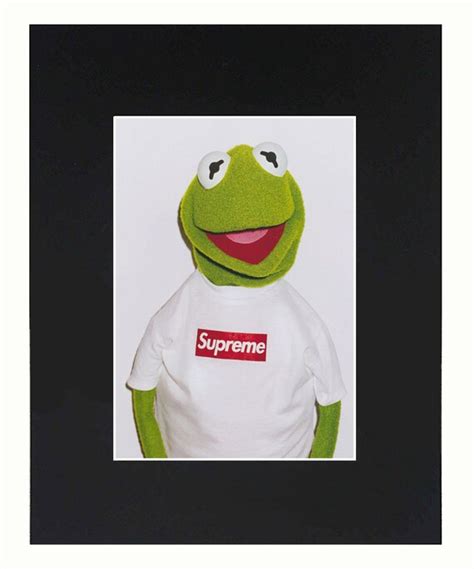 Supreme X Kermit The Frog Print Poster Matte Urban Street Dope Etsy