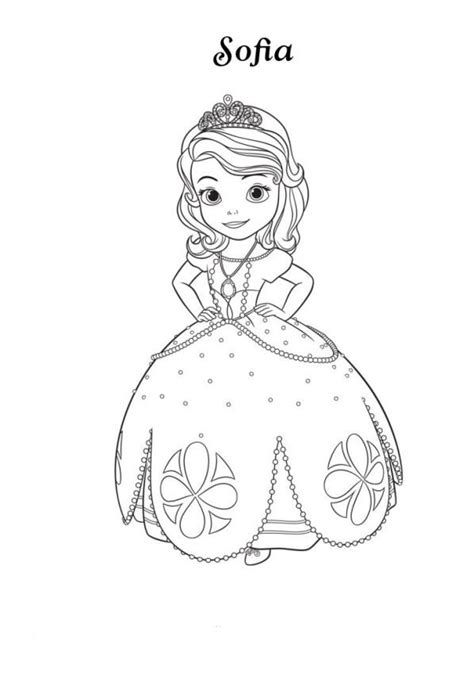 Kids N Coloring Page Sofia The First Sofia