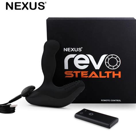 Nexus Revo Stealth Remote Rechargeable Vibrating Silicone Rotating Prostate Massager Dallas
