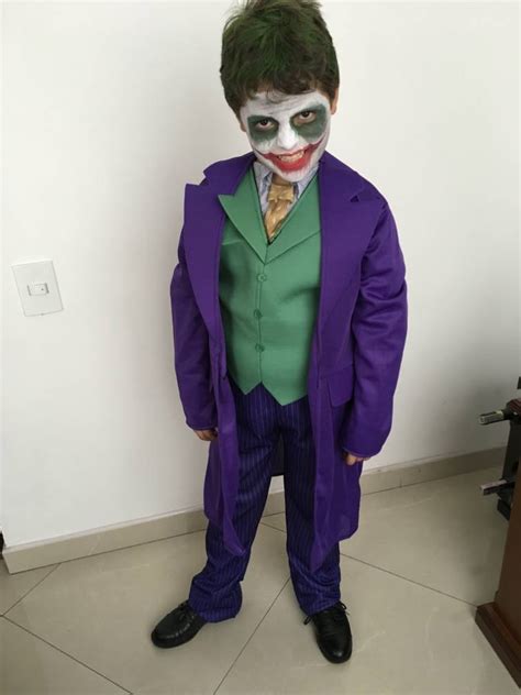 Deluxe Child Joker Costume Joker Halloween Costume