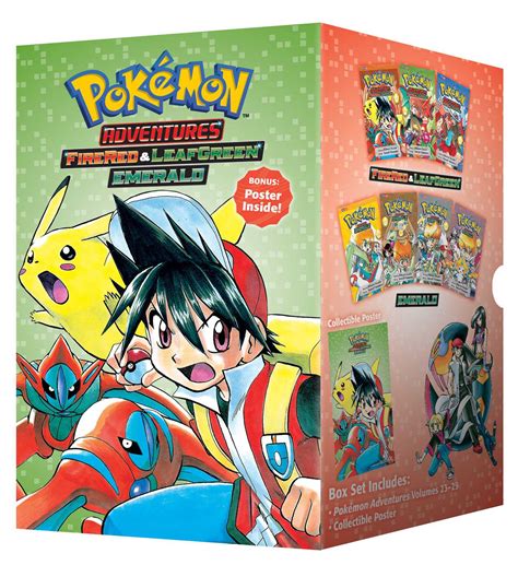 6:49 deadpool gaming 12 712 просмотров. Pokémon Adventures Fire Red & Leaf Green / Emerald Box Set ...