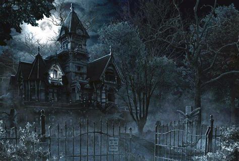 Pin By Farrah Williams On Art Spooky House Halloween Haunted Houses