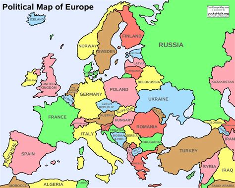 Political Map Of Europe Free Printable Maps Large Detailed Political