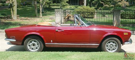 1971 Fiat 124 Sport Spider Convertible 1608cc